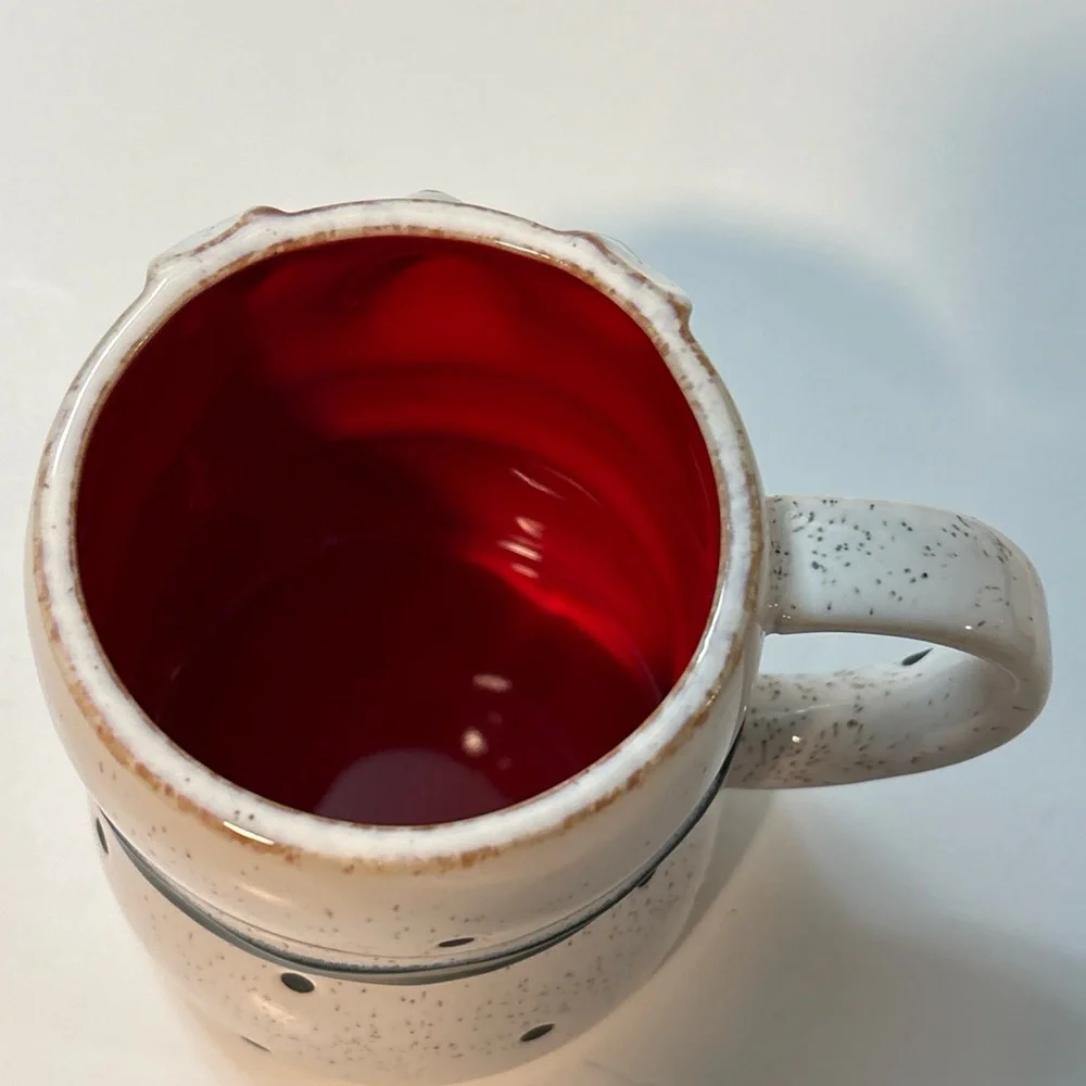 Crate & Barrel Winter Dog 12-oz. Holiday Mug Brand New